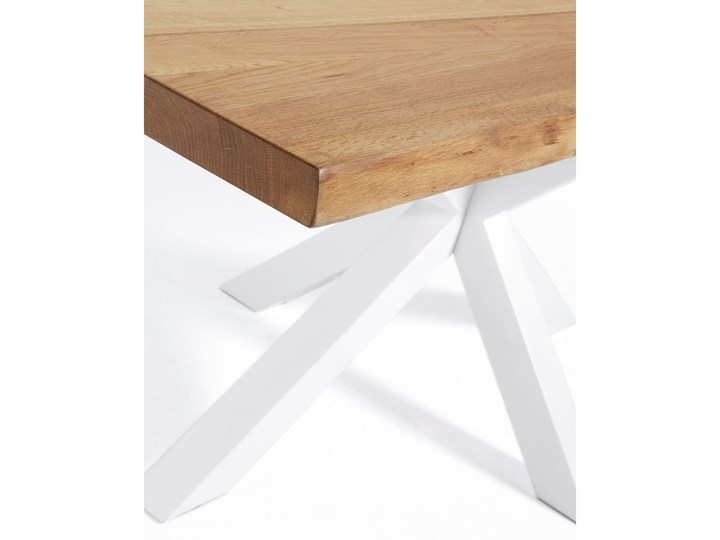 Stół Argo 160x90 cm naturalny - nogi białe Długość(n) 160 cm