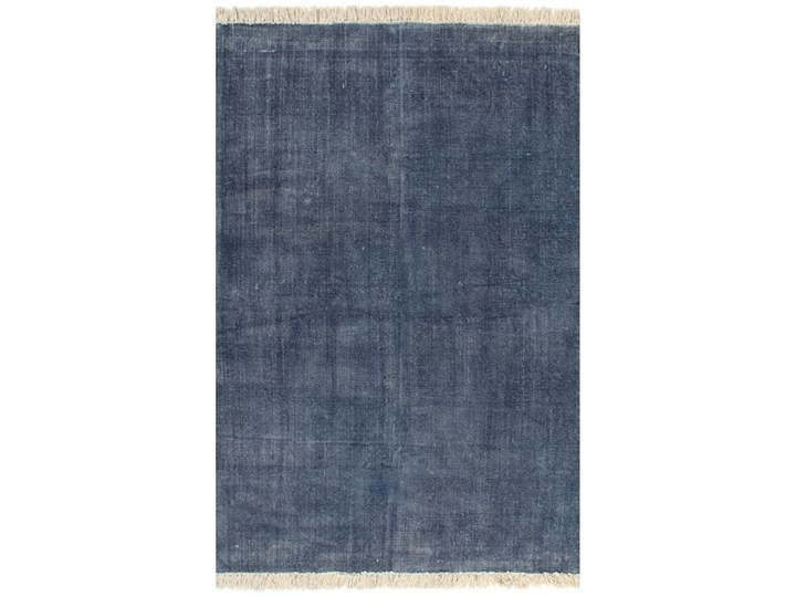 vidaXL Dywan typu kilim, bawełna, 200 x 290 cm, niebieski 200x290 cm Dywany Prostokątny Pomieszczenie Salon Pomieszczenie Sypialnia