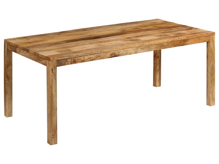 vidaXL Stół jadalniany z litego drewna mango, 180 x 90 x 76 cm Pomieszczenie Stoły do jadalni Drewno Pomieszczenie Stoły do kuchni