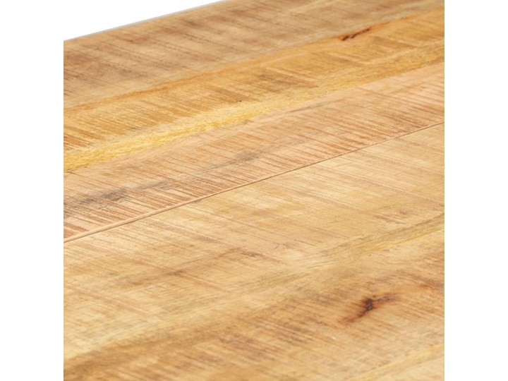 vidaXL Stół jadalniany, 140 x 70 x 76 cm, lite surowe drewno mango Stal Szerokość(n) 70 cm