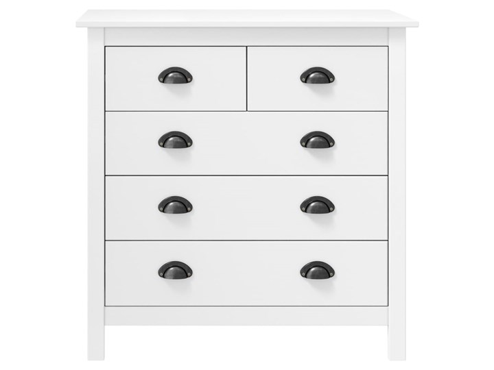 vidaXL Komoda Hill Range, biała, 79x40x80 cm, lita sosna Styl Nowoczesny Drewno Głębokość 40 cm Szerokość 105 cm Kolor Biały