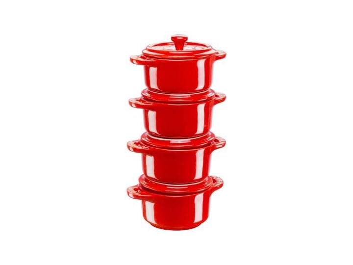 Zestaw garnków STAUB Mini Cocotte (8 elementów) Żeliwo Kategoria Zestawy garnków i patelni Kolor Beżowy