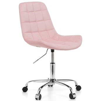 Krzesło obrotowe różowe CL-590-3 welur