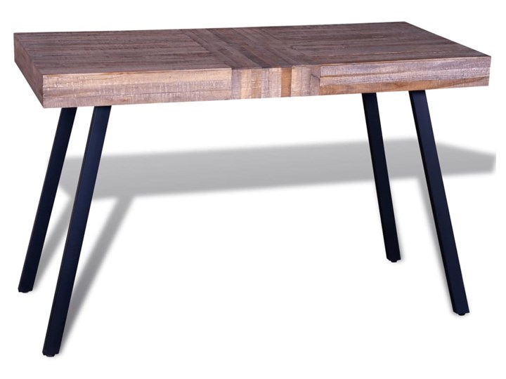 vidaXL Stół z odzyskanego drewna tekowego Wysokość 76 cm Drewno Styl Vintage