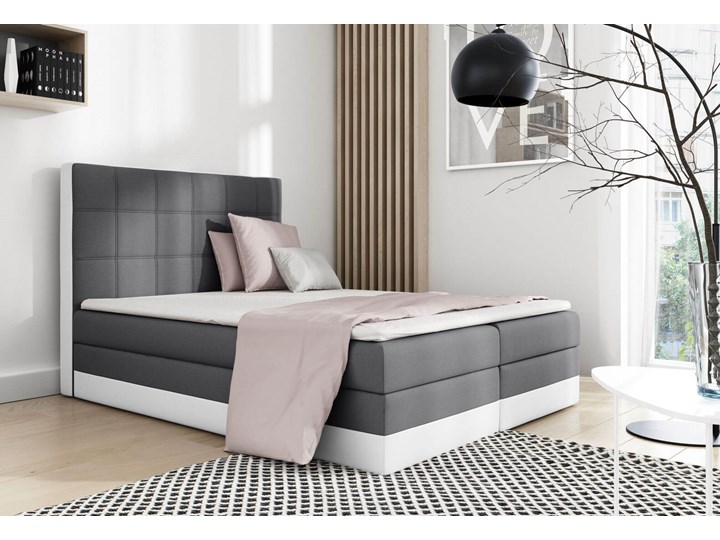 Łóżko kontynentalne 160x200 LORICE/ z pojemnikiem Tkanina Kategoria Łóżka do sypialni Rozmiar materaca 160x200 cm