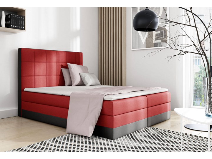 Łóżko kontynentalne 200x200 LORICE/ z pojemnikiem Tkanina Rozmiar materaca 200x200 cm