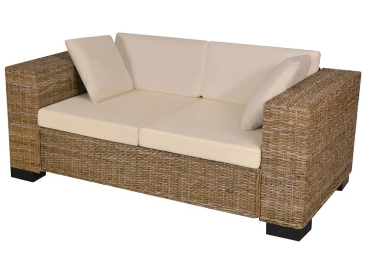 vidaXL Zestaw kanap ogrodowych 2+3, rattan Kategoria Sofy ogrodowe Sofa Kolor Beżowy