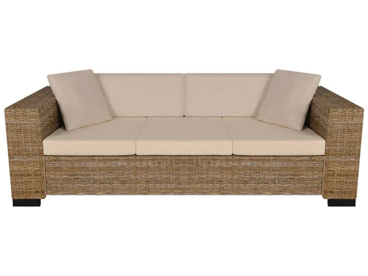 vidaXL Zestaw kanap ogrodowych 2+3, rattan Sofa Kategoria Sofy ogrodowe Kolor Beżowy