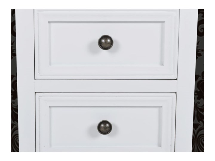 vidaXL Szafki nocne z 2 szufladami, 4 szt., MDF, białe Szerokość 35 cm Głębokość 30 cm Płyta MDF Drewno Płyta laminowana Wysokość 49 cm Kolor Biały
