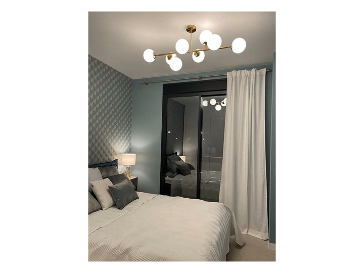 Lampa wisząca DORADO 8 LP-002/8P Light Prestige LP-002/8P ❗❗ Ilość źródeł światła 8 źródeł Lampa z kloszem Metal Szkło Pomieszczenie Jadalnia