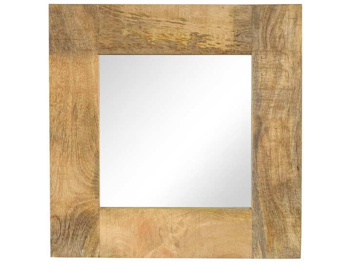 vidaXL Lustro z ramą z litego drewna mango, 50 x 80 cm Pomieszczenie Łazienka Kwadratowe Kategoria Lustra