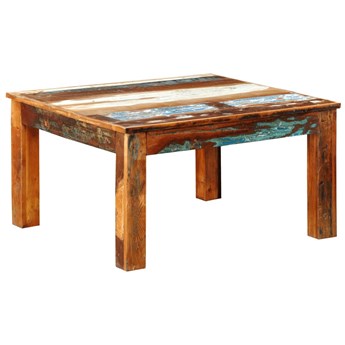 vidaXL Kwadratowy stolik kawowy z drewna odzyskanego