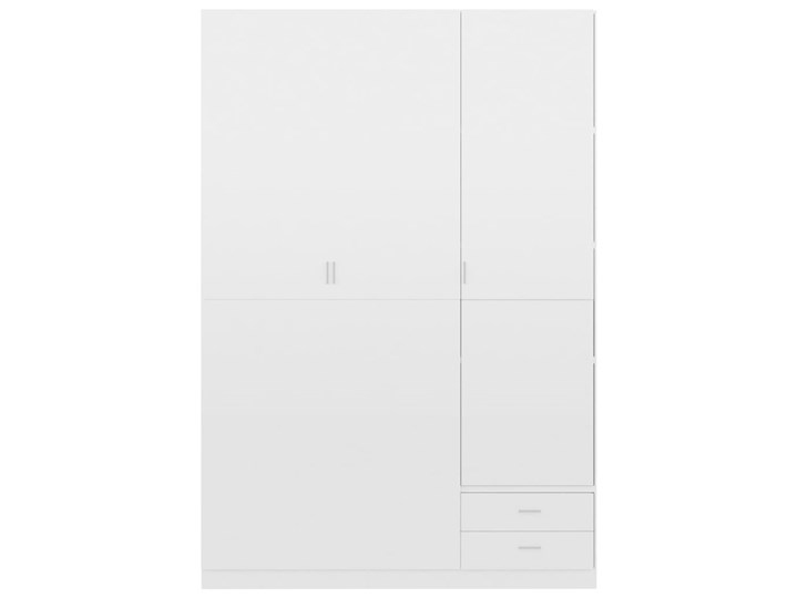 vidaXL Szafa 3-drzwiowa, wysoki połysk, biała, 120x50x180 cm Głębokość 50 cm Pomieszczenie Garderoba Płyta laminowana Szerokość 120 cm Ilość drzwi Trzydrzwiowe