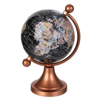 Globus dekoracyjny mały miedziany