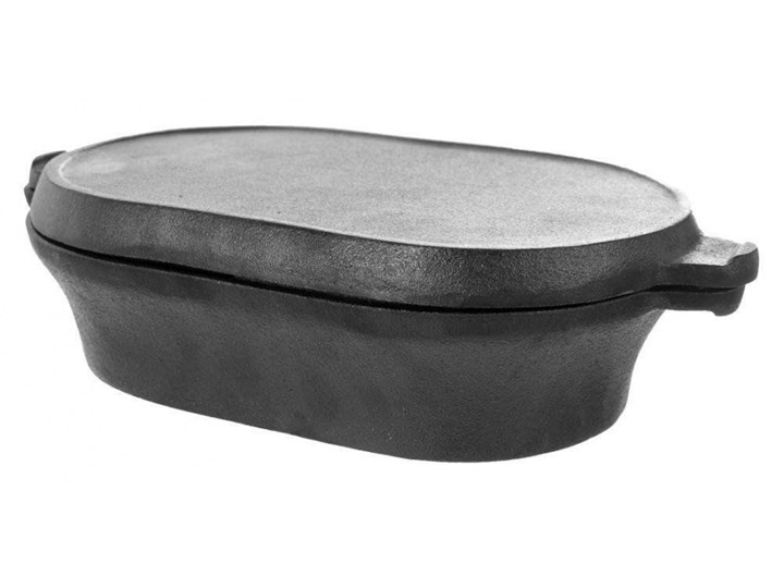 Brytfanna żeliwna patelnia grillowa garnek żeliwny 28 cm kod: O-127017 Żeliwo Ceramika Kategoria Naczynia do zapiekania