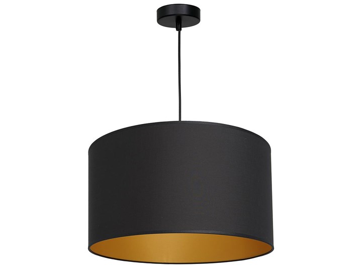 Żyrandol na lince ARDEN 1xE27/60W/230V d. 40 cm czarny/złoty Metal Tworzywo sztuczne Kategoria Lampy wiszące