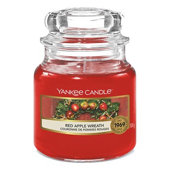 Mała świeca zapachowa - Red Apple Wreath - 104 g
