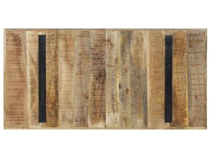 vidaXL Stół jadalniany, 140 x 70 x 76 cm, surowe drewno mango Stal Długość(n) 140 cm Pomieszczenie Stoły do kuchni