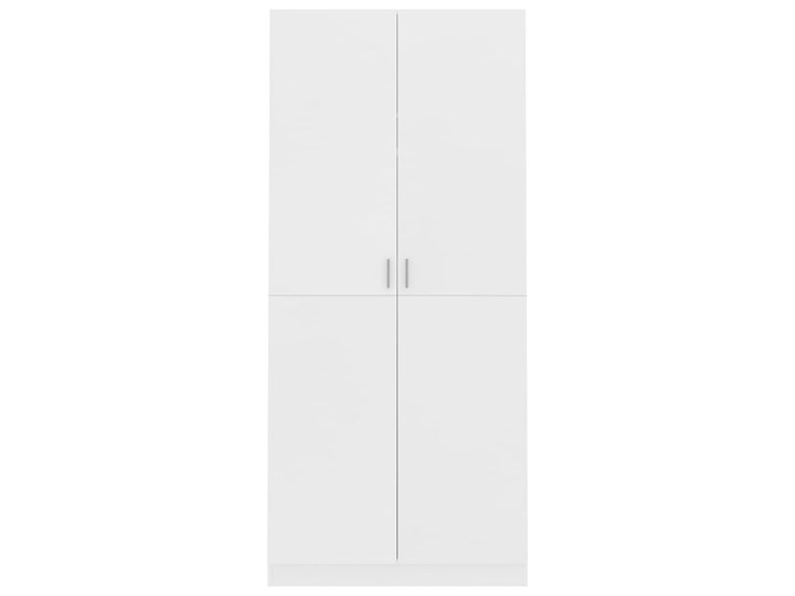 vidaXL Szafa, biała, 90 x 52 x 200 cm, płyta wiórowa Szerokość 90 cm Głębokość 52 cm Pomieszczenie Pokój nastolatka