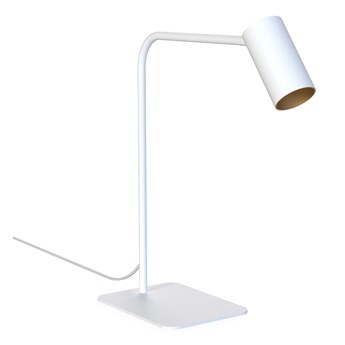 Biała lampka na stolik Mono 7713 stojąca lampa z włącznikiem