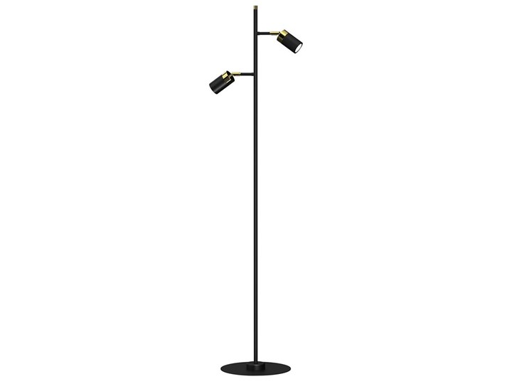 Lampa podłogowa JOKER 2xGU10/25W/230V czarny/guldfarvet Metal Kategoria Lampy podłogowe