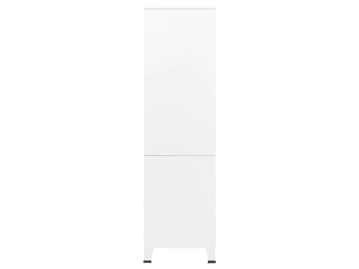 vidaXL Szafa industrialna, biała, 90x50x180 cm, metalowa Szerokość 90 cm Głębokość 50 cm Kategoria Szafy do garderoby