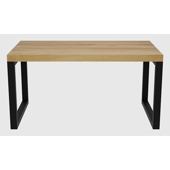 Ława dębowa Classic Loft - klasyczne loftowe nogi i solidny dębowy blat