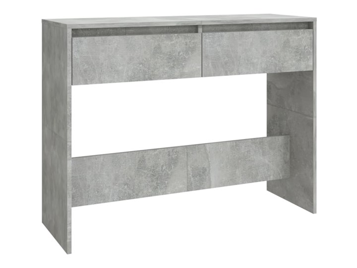 vidaXL Stolik konsolowy, szarość betonu, 100x35x76,5 cm, płyta wiórowa Kategoria Konsole