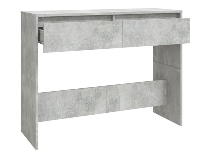 vidaXL Stolik konsolowy, szarość betonu, 100x35x76,5 cm, płyta wiórowa Pomieszczenie Przedpokój