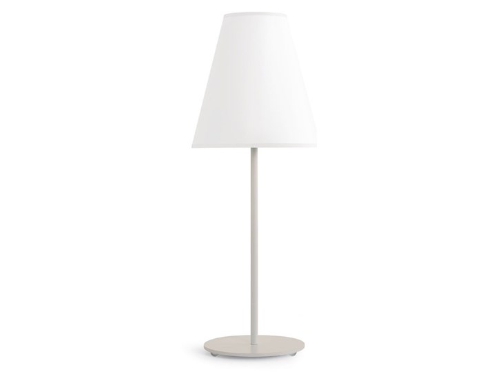 Lampa stołowa, lampa biurowa MANADE COSY S - Biała Kolor Biały Stal Lampa z kloszem Kategoria Lampy stołowe