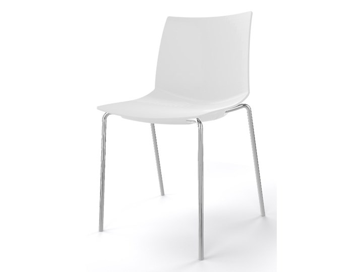 Krzesło kawiarniane KANVAS NA firmy GABER - Made in ITALY - Białe Szerokość 47 cm Metal Głębokość 50 cm Tworzywo sztuczne Wysokość 79 cm Rodzaj(n) Krzesła