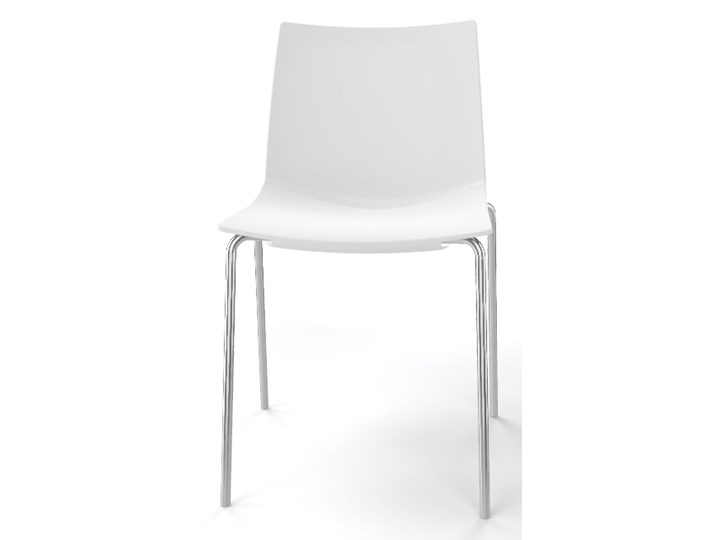 Krzesło kawiarniane KANVAS NA firmy GABER - Made in ITALY - Białe Szerokość 47 cm Głębokość 50 cm Metal Tworzywo sztuczne Wysokość 79 cm Rodzaj(n) Krzesła