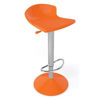 Krzesło barowe / HOKER GULIVER firmy GABER - Made in ITALY - Pomarańczowe