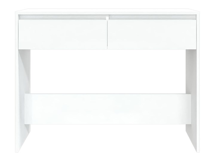 vidaXL Stolik konsolowy, biały, 100x35x76,5 cm, płyta wiórowa Pomieszczenie Przedpokój Pomieszczenie Salon