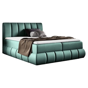 Łóżko kontynentalne 120x200 VENEZIA / materac + topper, pojemnik