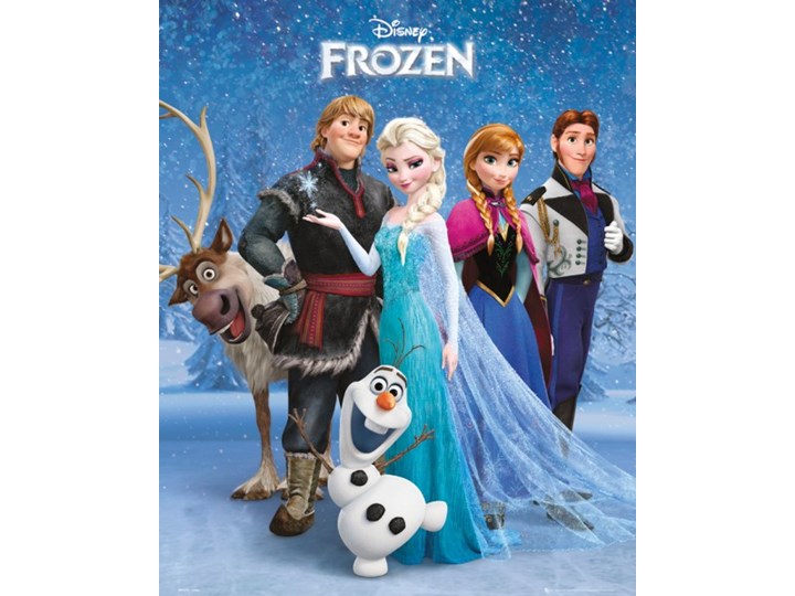 Kraina Lodu Frozen Bohaterowie Plakat Homebook
