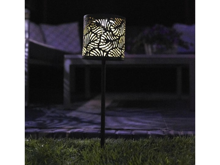 Luxform Ogrodowa lampa solarna LED Forest na słupku Lampa LED Kategoria Lampy ogrodowe Słupek ogrodowy Kolor Czarny