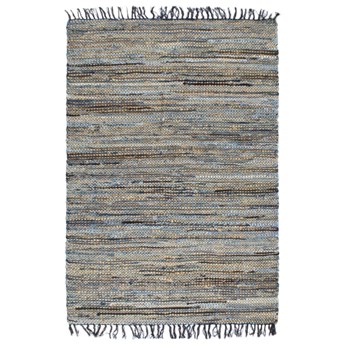 vidaXL Ręcznie tkany dywan Chindi, juta i dżins, 200x290 cm, kolorowy