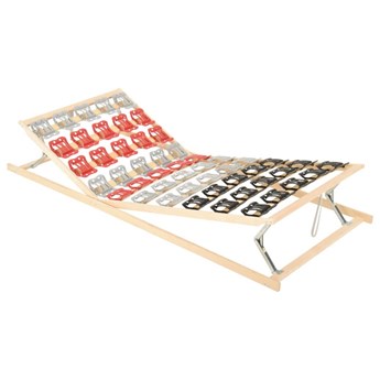 vidaXL Rama łóżka z 12 listwami, regulacja głowa/nogi, 70x200 cm