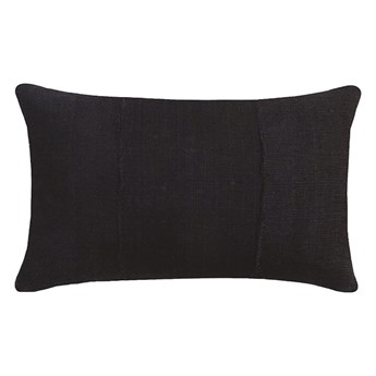 Poduszka w kolorze czarnym - 50 x 30 cm