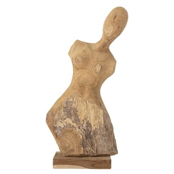 RZEŹBA FIGURA LEONA Z DREWNA TEAKOWEGO BLOOMINGVILLE