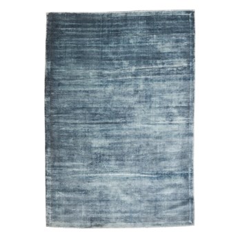 Dywan PLAIN Aqua niebieski recznie tkany 160x230 200x300