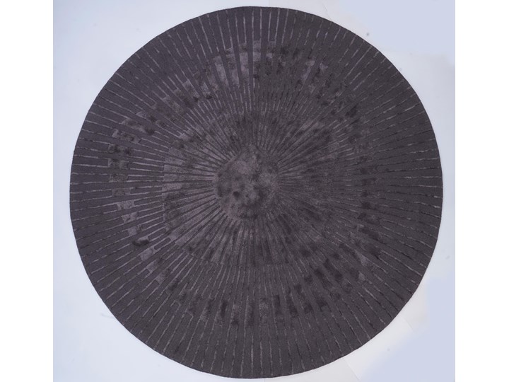 Dywan RADIUS Dark Grey okragly 200cm 250 cm Dywany Wiskoza Wełna Kolor Szary
