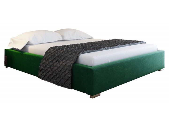 Łóżko tapicerowane 160x200 POLO z pojemnikiem Metal Tkanina Kategoria Łóżka do sypialni