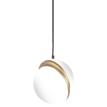 Lampa wisząca GLOBE 38 złota - LED, akryl, metal