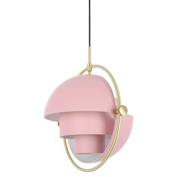 Lampa wisząca VARIA różowa - stal węglowa