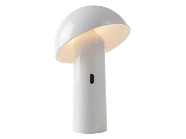 NEW GARDEN lampa biurkowa ENOKI BLANCO INDOOR & OUTDOOR biała - LED, wbudowana bateria Lampa z kloszem Tworzywo sztuczne Wysokość 23 cm Lampa LED Funkcje Lampa na baterie
