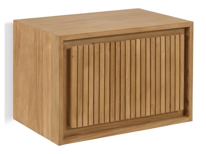 Szafka łazienkowa Taciana z litego drewna tekowego 60 x 40 cm Drewno Wysokość 60 cm Szerokość 60 cm Szafki Kategoria Szafki stojące