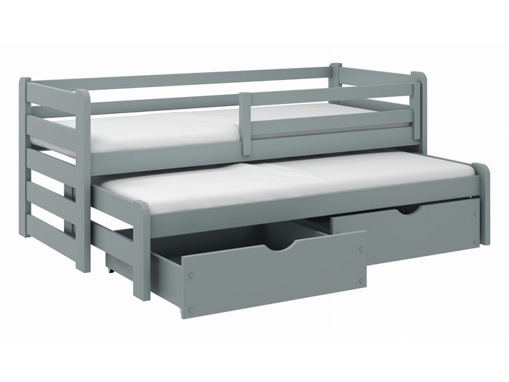 Łóżko piętrowe wysuwane SENSO niskie Lano Meble Podwójne Drewno Kategoria Łóżka dla dzieci