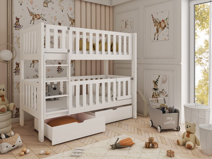 Łóżko piętrowe KSAWERY Lano Meble Drewno Kategoria Łóżka dla dzieci